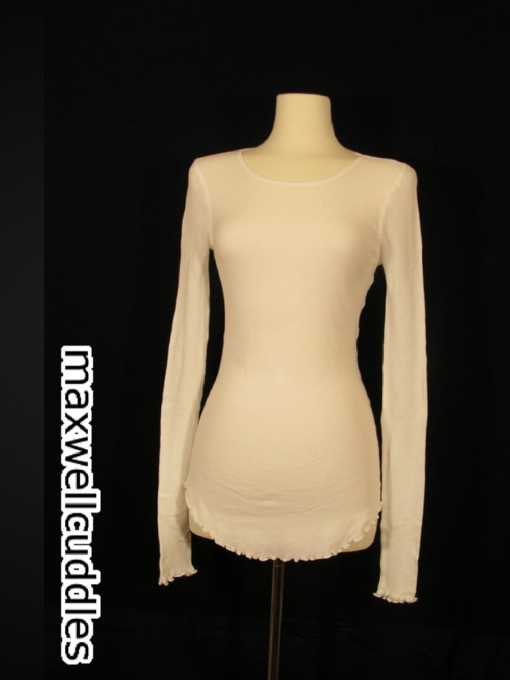 J CREW WHITE TISSUE TEE THERMAL WAFFLE SHIRT XS New With Tags